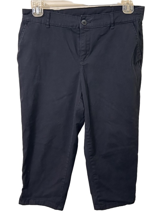 Style & Co Pants - Style & Co Women’s Cropped twill capris black size 12P